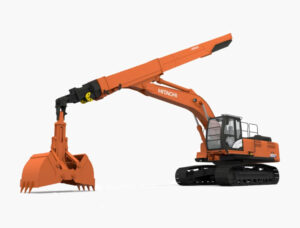 Construction Equipment Rental in Houston, TX | Boyer Equipment | Hitachi Telescoping Excavator