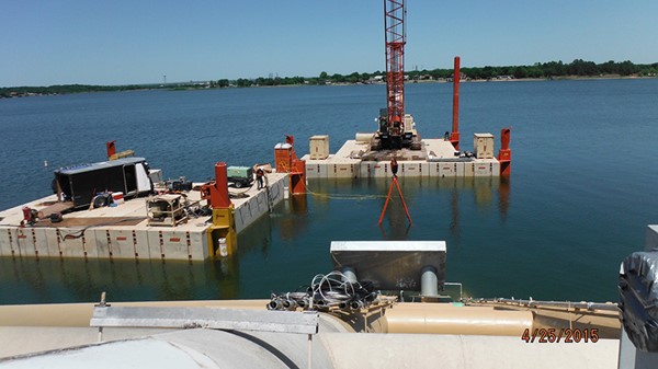 Barge for Rent in Houston TX | Barge Rental Houston | Marine Equipment Rental | Boyer Equipment | 7' ICRA Drilling Barge | 1