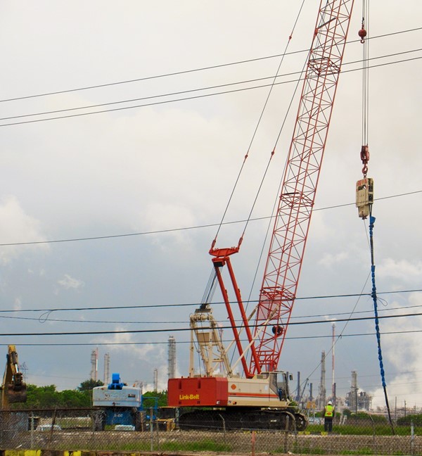 100T Crane for Rent in Houston TX | Crane Rental Houston | Heavy Equipment Rental | Boyer Equipment | CRANE 100T-Link-Belt | 1