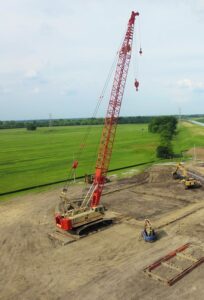 110T Crane for Rent in Houston TX | Crane Rental Houston | Heavy Equipment Rental | Boyer Equipment | CRANE 110T-Link Belt LS 308 | 2