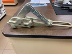 Single Eye, Single V Groove Jaw, Steel Wire Grip Hoist | Surplus Construction Equipment For Sale in Houston, TX | Boyer Equipment, LLC 1