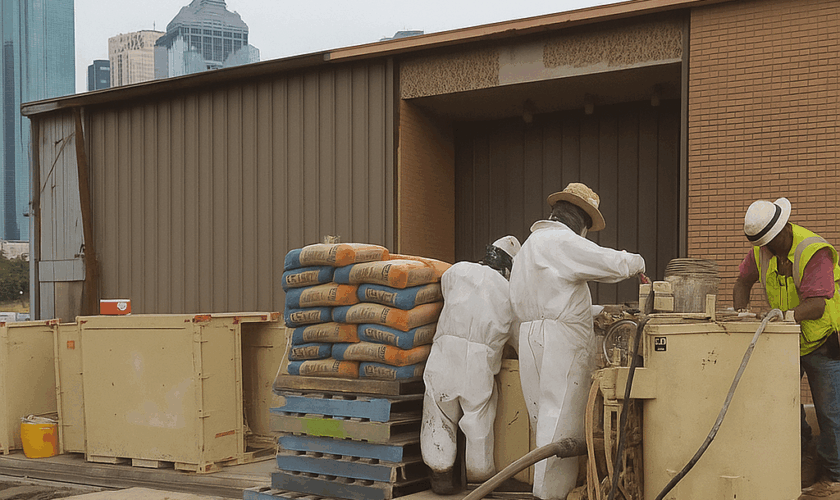 Platform Construction Barge | Grout & Concrete Equipment Rental | Mixers, Plants and Grout Pumps | Boyer Equipment