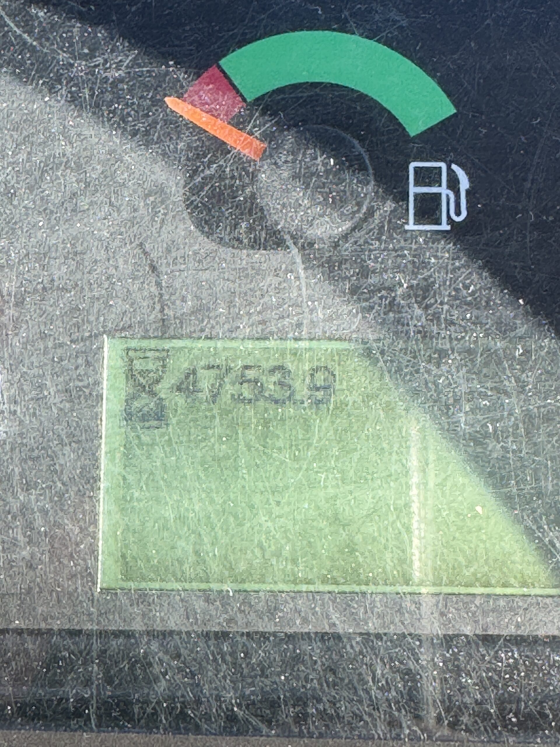 Used Cat 906M Wheel loader for sale showing Cab interior meter reading 4,753 hours.