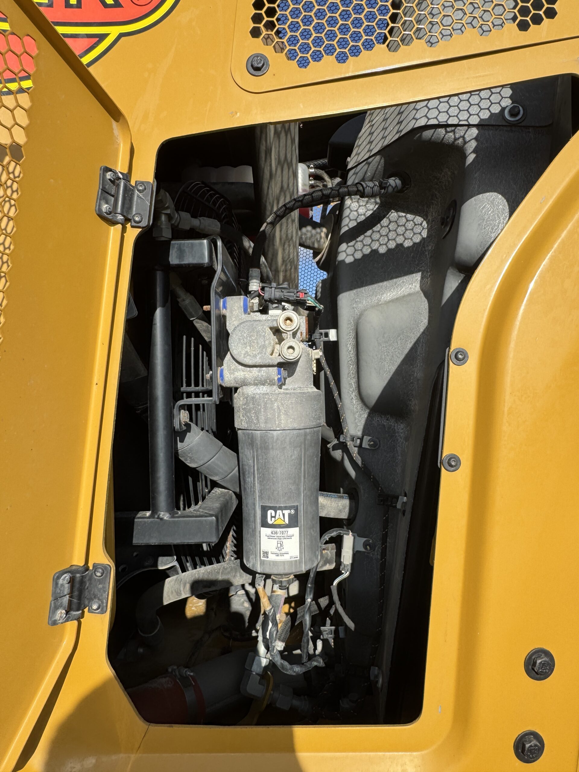 View 1 of the Cat C13 ACERT engine in 2020 Cat 982M