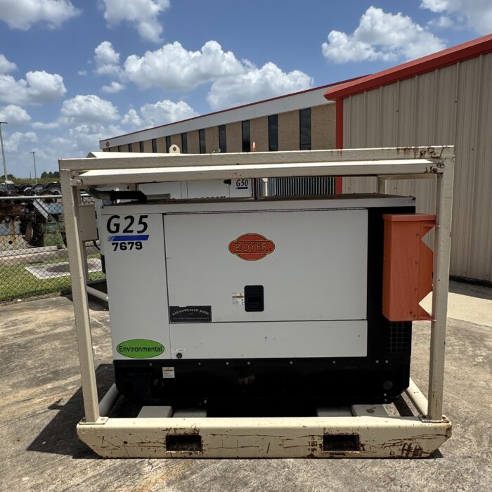 Used 2016 Doosan G25 20KW skid generator #7679, Industrial power unit with 19809 hours