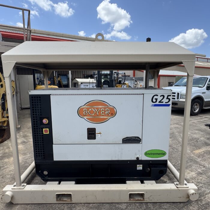 Used 2017 Doosan 20KW skid generator #7826 for sale in Houston TX, Industrial power unit with 15159 hours